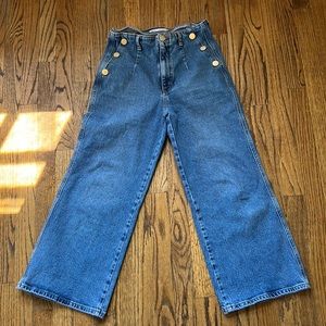 Zara wide leg jeans. EUC. Size 6, run slightly small.